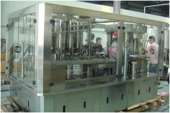 Rotary can filler/seamer